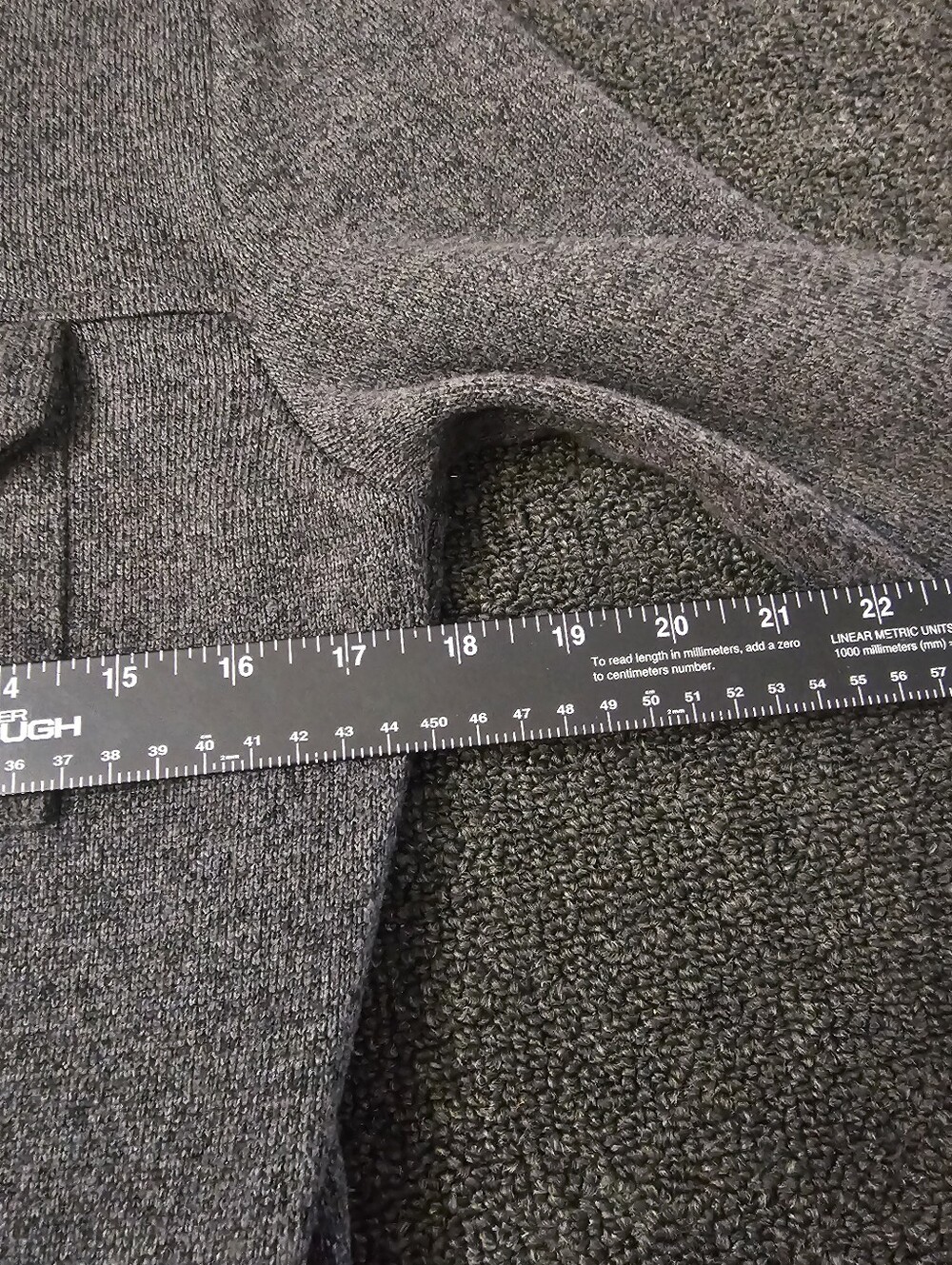 Mountain Khakis Old Faithful Sweater Knit Coat Snap Heather Gray Women's Size S - Picture 10 of 11
